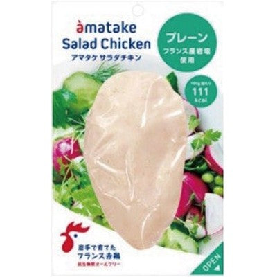 (株)甘竹食品Amatake-盐味即食鸡胸-100g/件